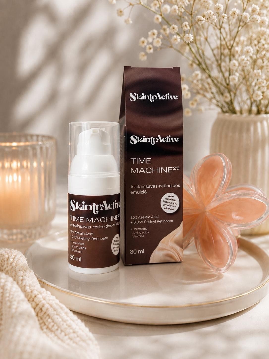 Azelainsav a rutinomban – Skintractive Time Machine 10% Azelainsavas emulzió teszt