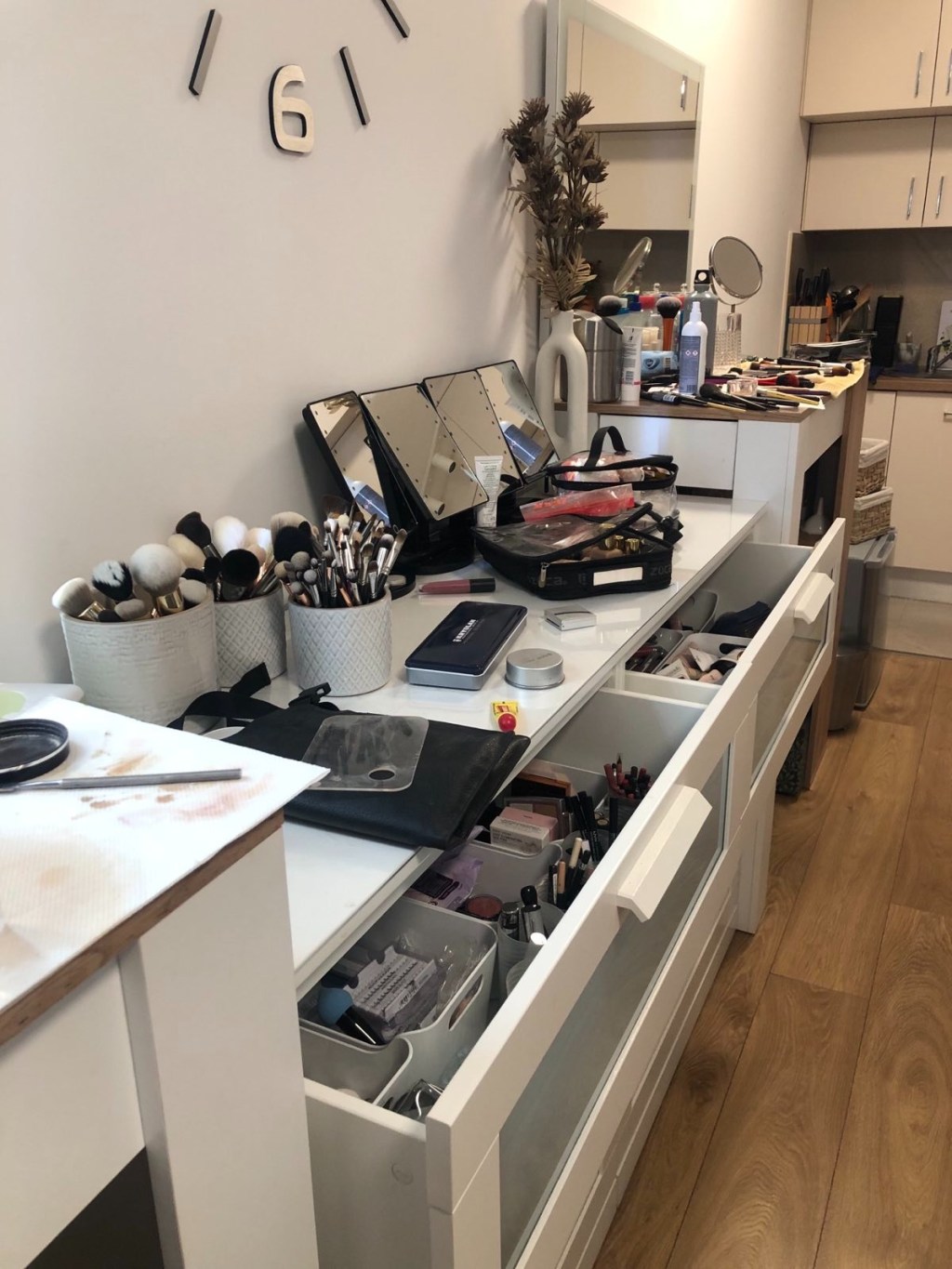 Egyéni sminkoktatáson voltam